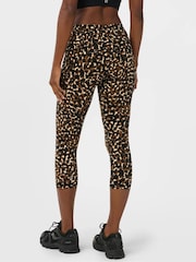 Sweaty Betty Brown Power Cropped Workout Leggings - Image 3 of 6