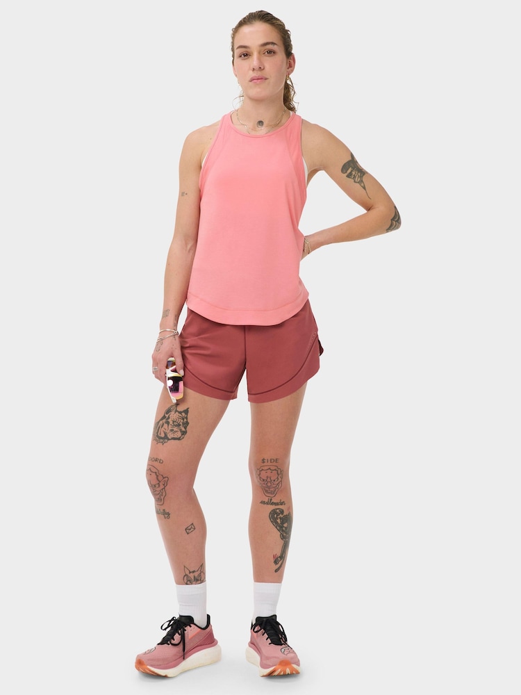 Sweaty Betty Pink Breathe Easy Mesh Run Vest Top - Image 2 of 6