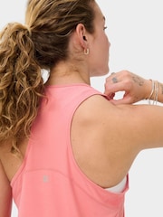 Sweaty Betty Pink Breathe Easy Mesh Run Vest Top - Image 4 of 6