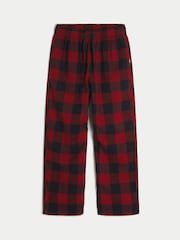 Hollister Red Flannel Plaid Baggy Pyjama Bottoms - Image 1 of 2