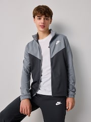 siva - Nike trenirke z zadrgo - Slika 3 iz 10