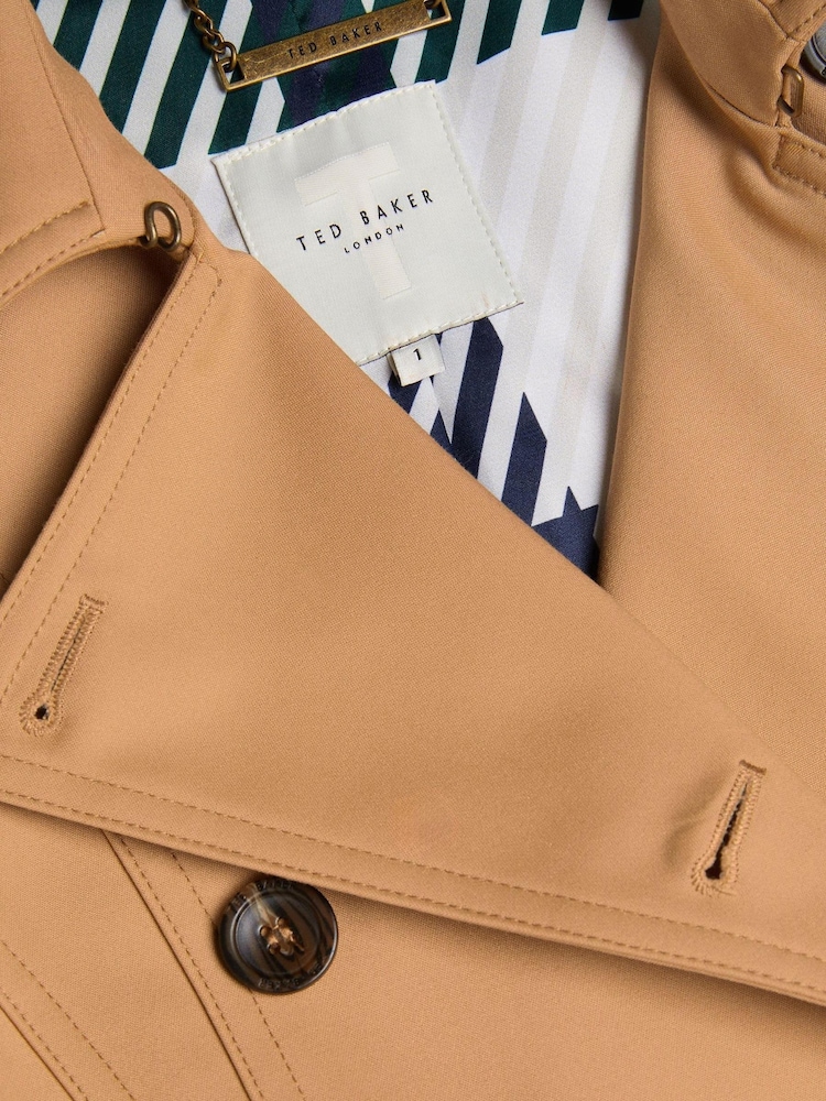 Ted Baker Natural Mayiah Double Breasted Trench With Coat - Image 11 of 11