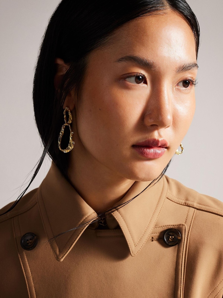 Ted Baker Natural Mayiah Double Breasted Trench With Coat - Image 4 of 11