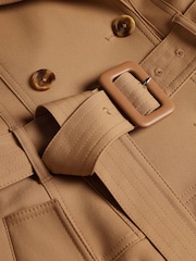 Ted Baker Natural Mayiah Double Breasted Trench With Coat - Image 8 of 11