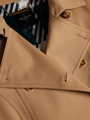 Ted Baker Natural Mayiah Double Breasted Trench With Coat - Image 9 of 11
