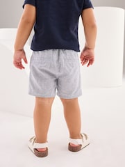 Ticking Stripe Linen Blend Chino Shorts (3mths-7yrs) - Image 3 of 7