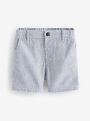 Ticking Stripe Linen Blend Chino Shorts (3mths-7yrs) - Image 5 of 7