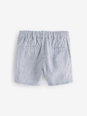 Ticking Stripe Linen Blend Chino Shorts (3mths-7yrs) - Image 6 of 7