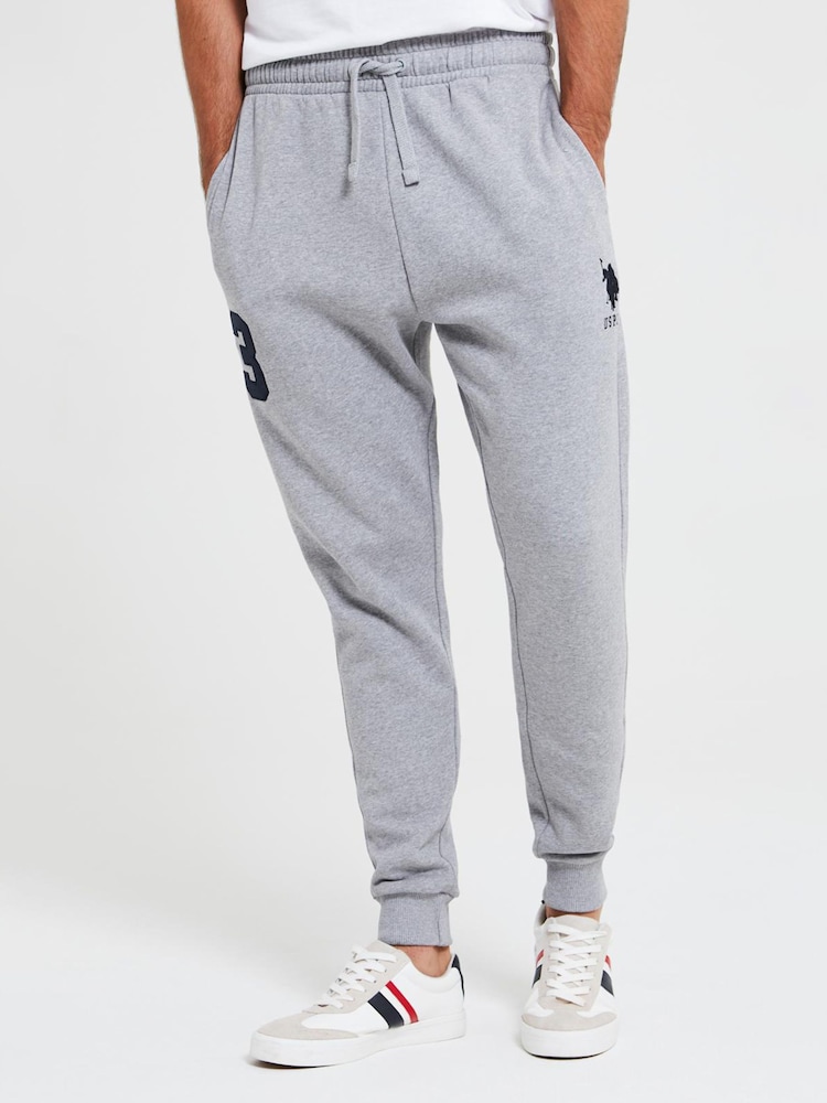 U.S. Polo Assn. Vintage Grey Heather Player 3 Joggers - Image 1 of 6