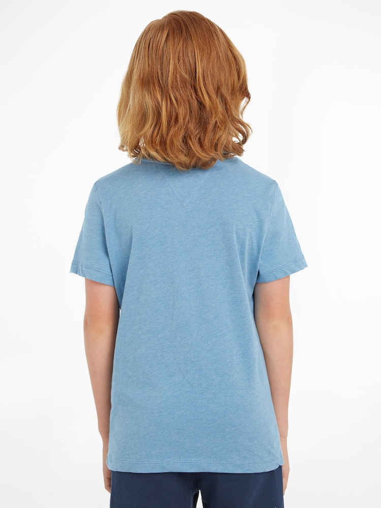 Tommy Hilfiger Blue Basic T-Shirt - Image 2 of 10