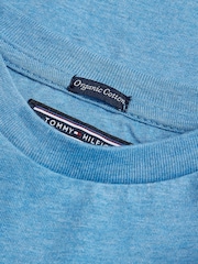Tommy Hilfiger Blue Basic T-Shirt - Image 6 of 10