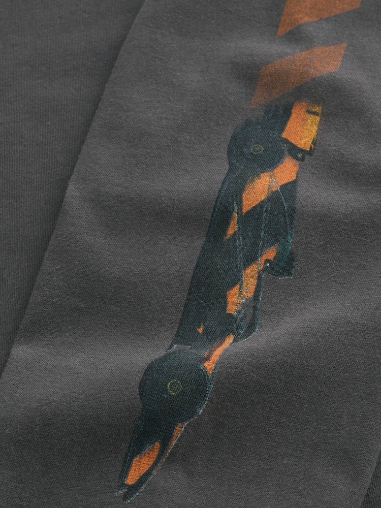 Hollister Black Crew Neck Long Sleeve T-Shirt - Image 5 of 5