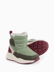 KIDLY by MORI Green Quilted Snow Boots - Image 3 of 4