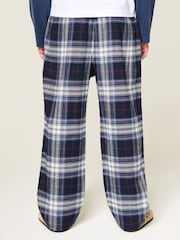 Hollister Blue Flannel Plaid Baggy Pyjama Bottoms - Image 3 of 5