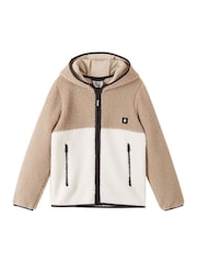 Reima Brown Muhkea Fleece Hoodie - Image 2 of 4