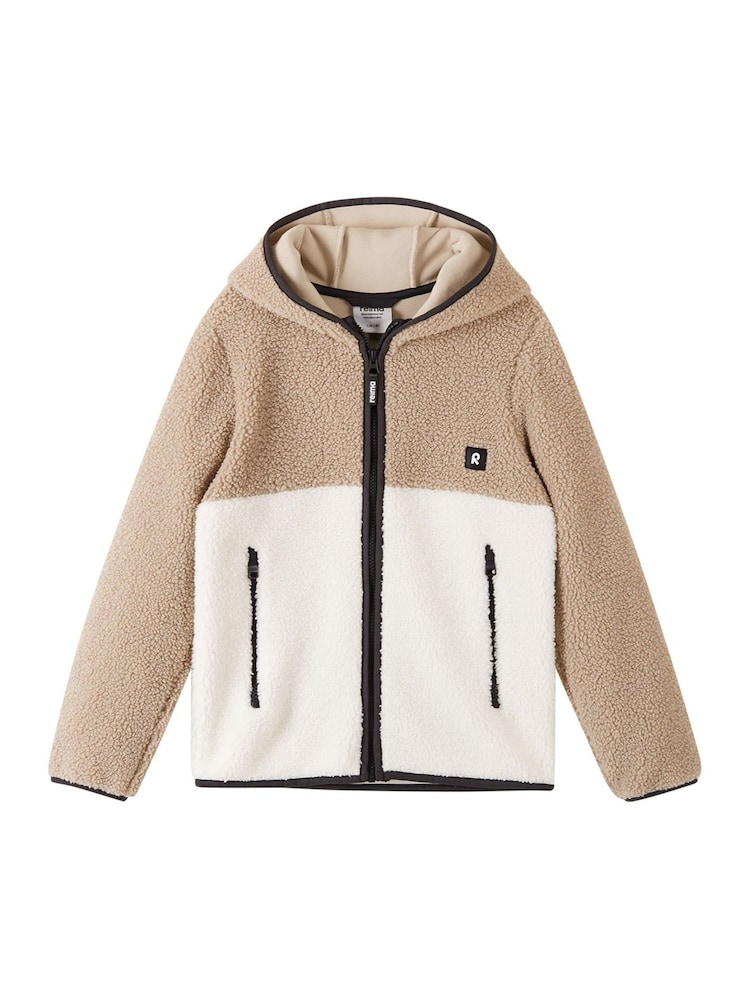 Reima Brown Muhkea Fleece Hoodie - Image 2 of 4 Reima Brown Muhkea Fleece Hoodie - Image 2 of 4