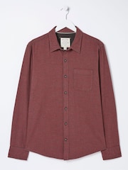 FatFace Red Glynde Grid Check Shirt - Image 5 of 5