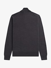 Fred Perry Classic Quarter Zip Knitted Jumper - Image 6 of 6