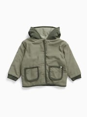 Chaqueta de pana acolchada verde MORI - Imagen 4 de 6