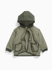 Chaqueta de pana acolchada verde MORI - Imagen 5 de 6
