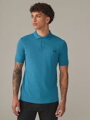 Fred Perry 100% Cotton Plain Polo Shirt - Image 1 of 6