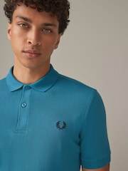 Fred Perry 100% Cotton Plain Polo Shirt - Image 3 of 6