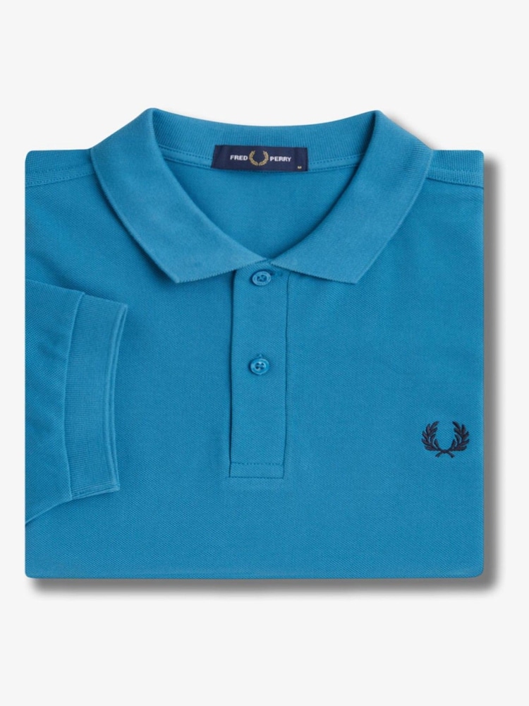 Fred Perry 100% Cotton Plain Polo Shirt - Image 6 of 6