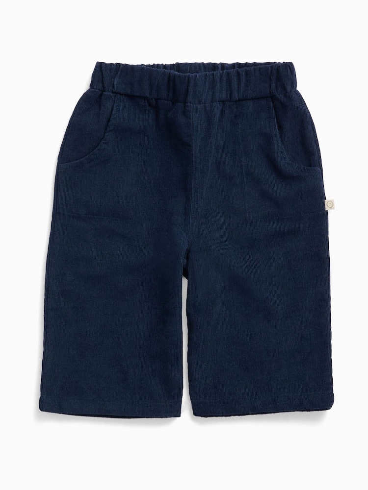 Azul marino - Pantalones de pana suave MORI - Imagen 1 de 2 Azul marino - Pantalones de pana suave MORI - Imagen 1 de 2