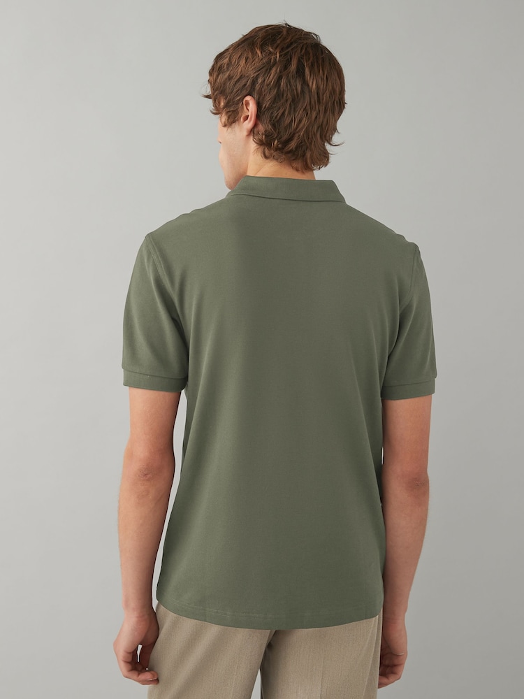 Fred Perry 100% Cotton Plain Polo Shirt - Image 2 of 6
