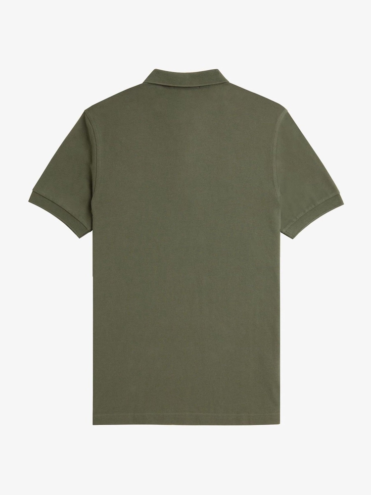 Fred Perry 100% Cotton Plain Polo Shirt - Image 5 of 6