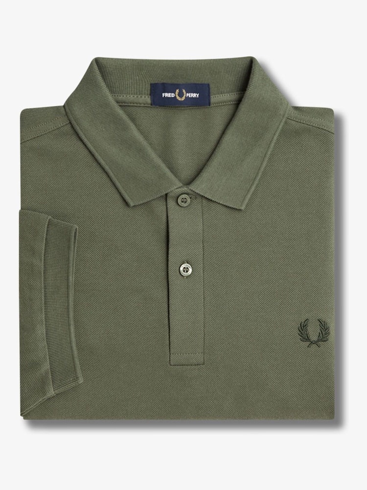 Fred Perry 100% Cotton Plain Polo Shirt - Image 6 of 6