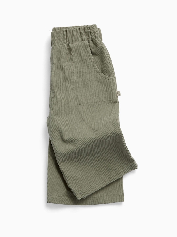 Verde - Pantalones de pana suave MORI - Imagen 2 de 2