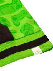 Harry Bear Green 100% Cotton Gaming Hoodie - Image 5 of 5