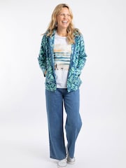 Weird Fish Imogen Full Zip Printed Microfleece Hoodie - 圖片 3/7