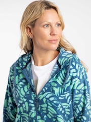 Weird Fish Imogen Full Zip Printed Microfleece Hoodie - 圖片 4/7