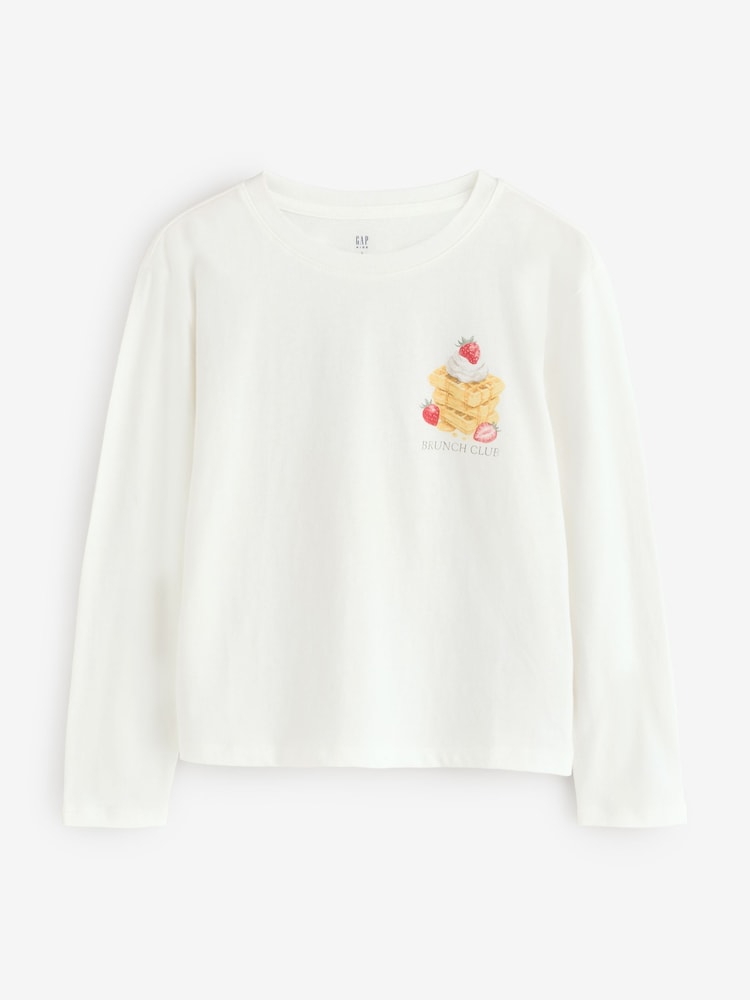 Gap T-shirt Manches longues Graphic (4-13yrs) - Image 1 de 5