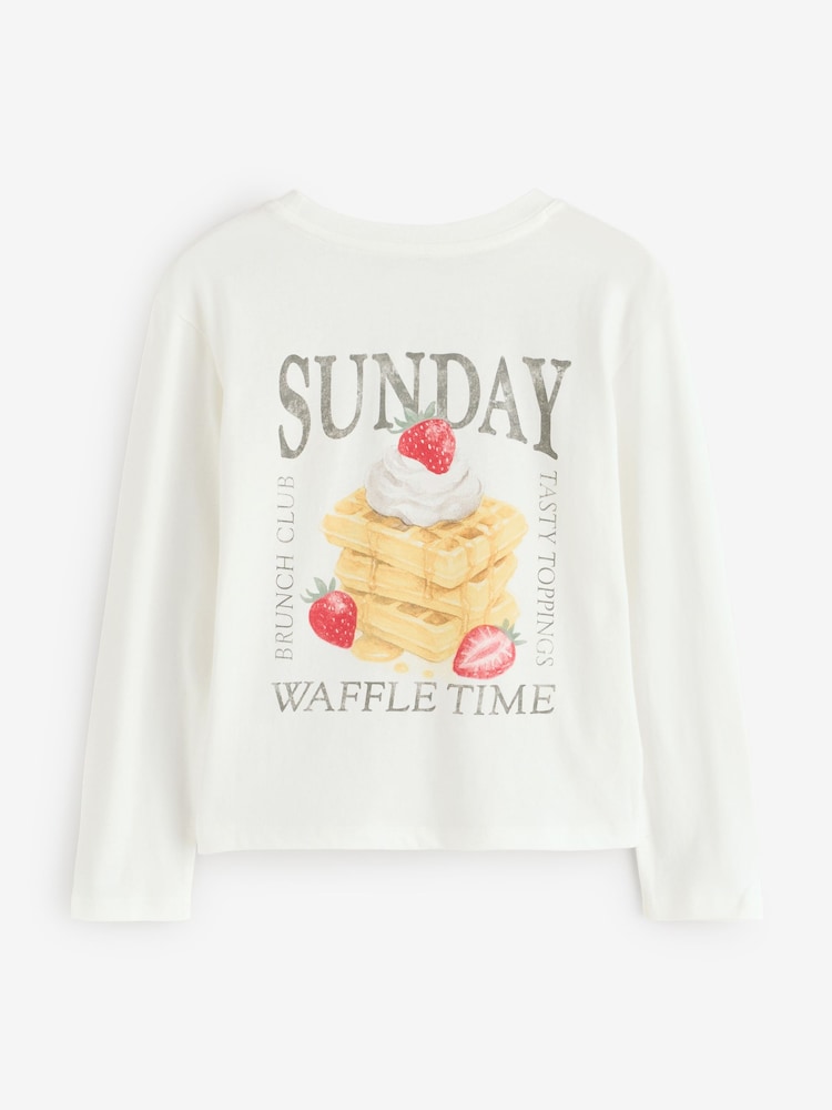 Gap T-shirt Manches longues Graphic (4-13yrs) - Image 2 de 5