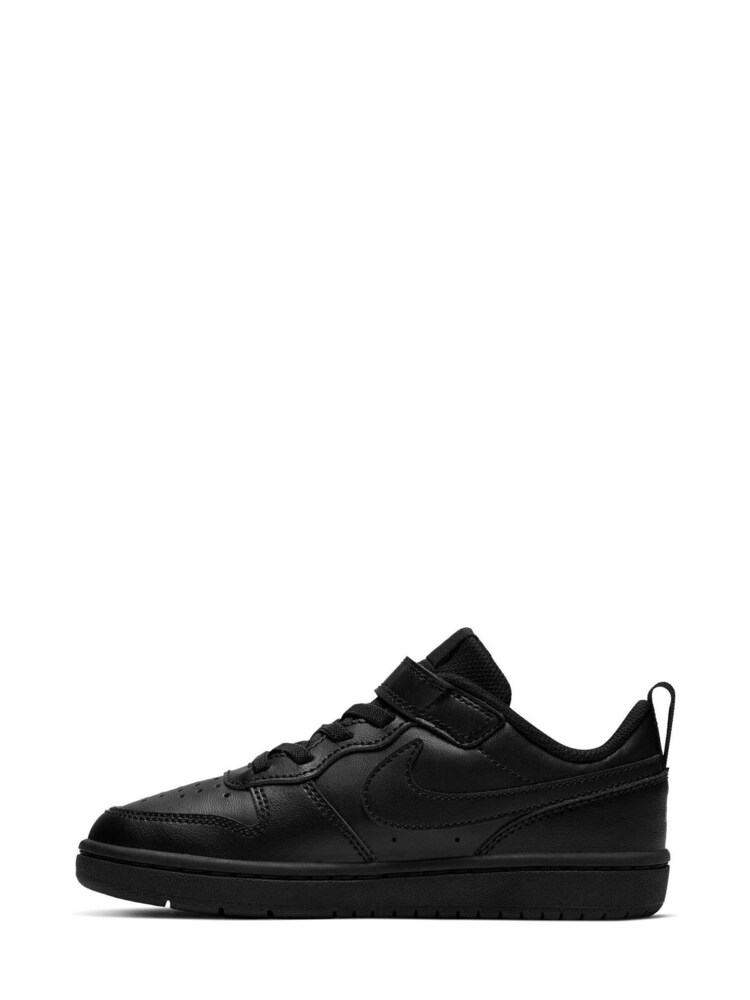 Schwarz - Nike Junior Court Borough Niedrige Turnschuhe - Bild 2 von 7 Schwarz - Nike Junior Court Borough Niedrige Turnschuhe - Bild 2 von 7