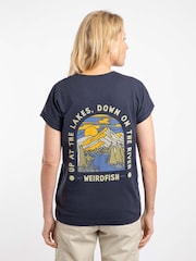 Weird Fish Blue Rivers Back Print Angling Trust Graphic T-Shirt - Image 2 of 7