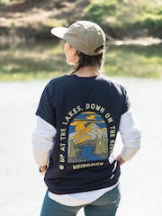 Weird Fish Blue Rivers Back Print Angling Trust Graphic T-Shirt - Image 5 of 7