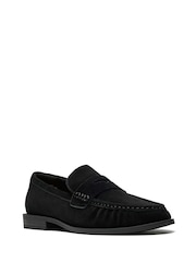 Clarks Black Alixea Walk Suede Loafers - Image 3 of 6