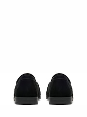 Clarks Black Alixea Walk Suede Loafers - Image 5 of 6