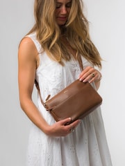 Pure Luxuries London Amber Nappa Leather Cross-Body Bag - Image 2 of 8