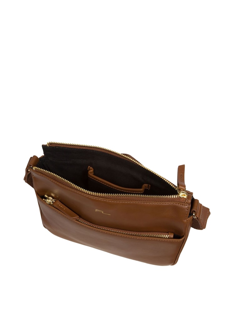Pure Luxuries London Amber Nappa Leather Cross-Body Bag - Image 8 of 8