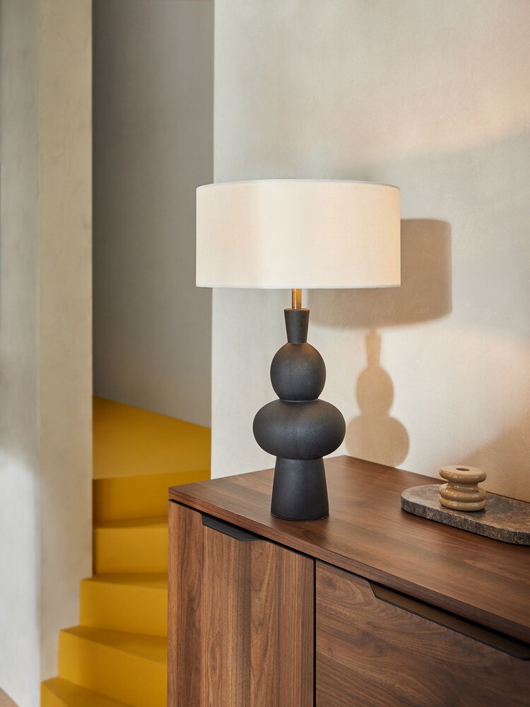 MADE.COM Black Freyja Table Lamp - Image 1 of 2