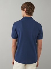 Fred Perry French Navy Plain 100% Cotton Polo Shirt - Image 2 of 7