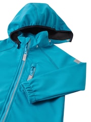 Reima Blue Water Resistant Vantti Softshell Jacket - Image 4 of 7