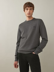 Fred Perry Classic Crew-Neck Jumper - Image 1 of 6