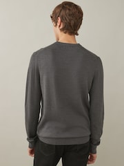 Fred Perry Classic Crew-Neck Jumper - Image 3 of 6