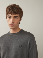 Fred Perry Classic Crew-Neck Jumper - Image 4 of 6